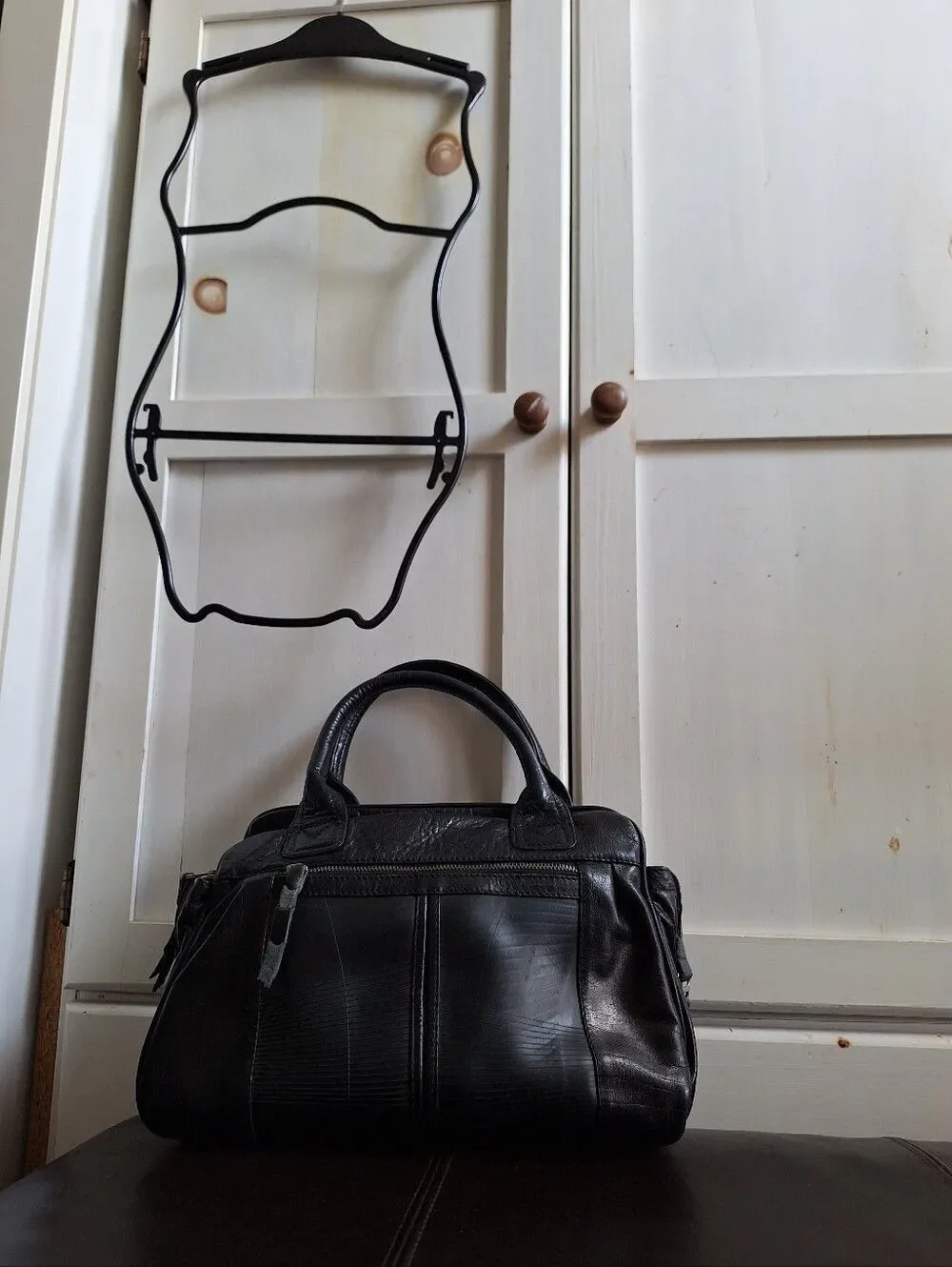 Passchal black satchel